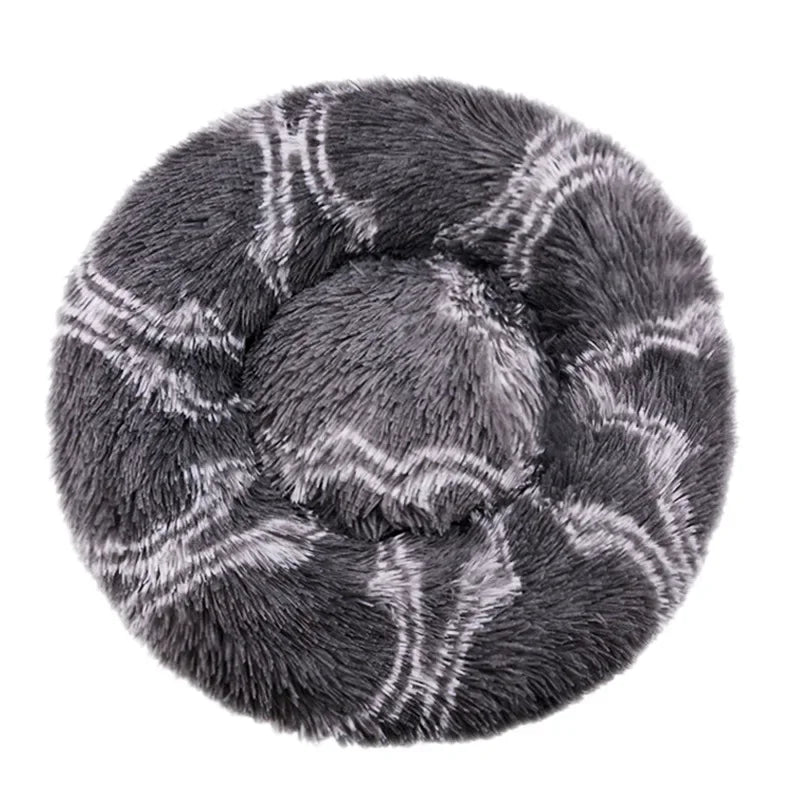 Round Pet Bed for Large Dog - Pawsitive Cuddles