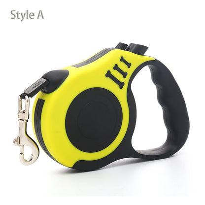 Retractable Dog Leash Automatic Telescopic Tractor - Pawsitive Cuddles