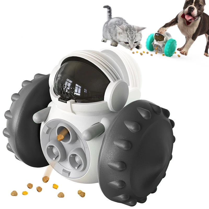 **Interactive Pet Puzzle Toy – Tumbler Slow Feeder for Dog & Cat Training** - Pawsitive Cuddles