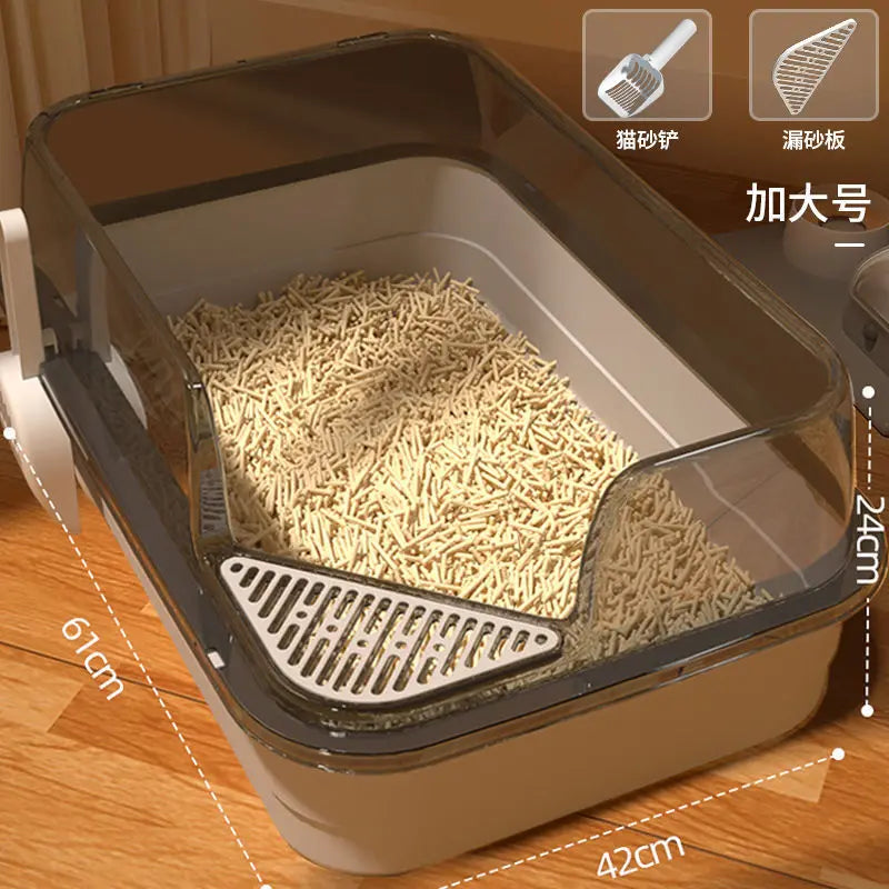 Anti-Splash, Semi-Enclosed, Litter for Cats - Pawsitive Cuddles