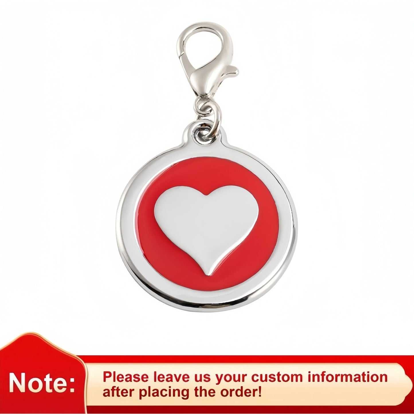 Custom Engraved Name Tag with Paw Print Design - Pawsitive Cuddles