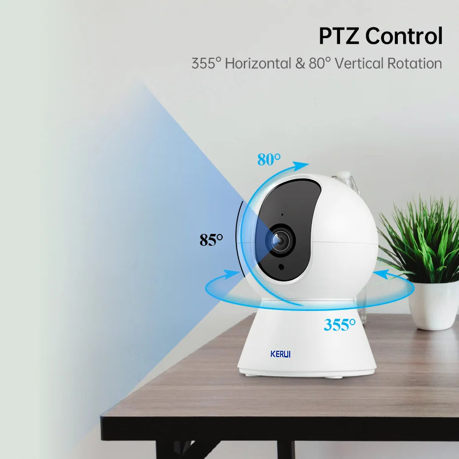 KERUI 2pcs/lot Tuya Smart WIFI IP Camera HD 1080P - Pawsitive Cuddles