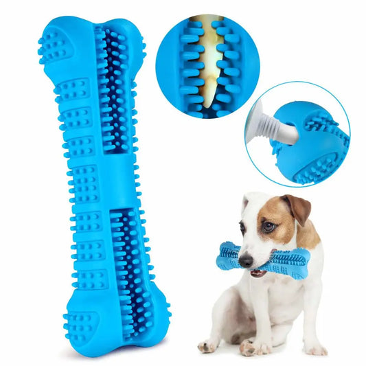 360° Soft Rubber Dog Toothbrush Toy - Pawsitive Cuddles