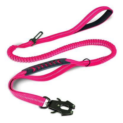 Heavy Duty Reflective Bungee Dog Leash - Pawsitive Cuddles