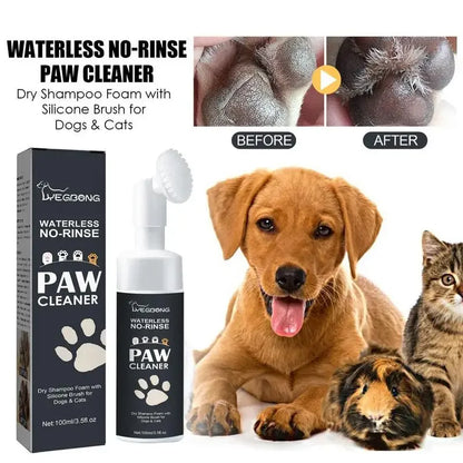 100ml Waterless Paw Cleaner Foam - Pawsitive Cuddles