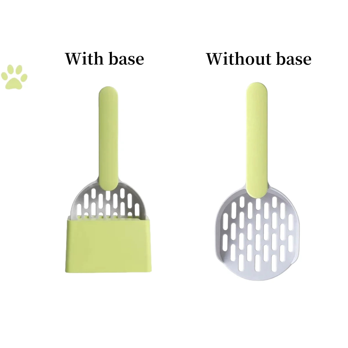 Plastic Shovel with Base for Self-Cleaning Litter Boxes - Pawsitive Cuddles