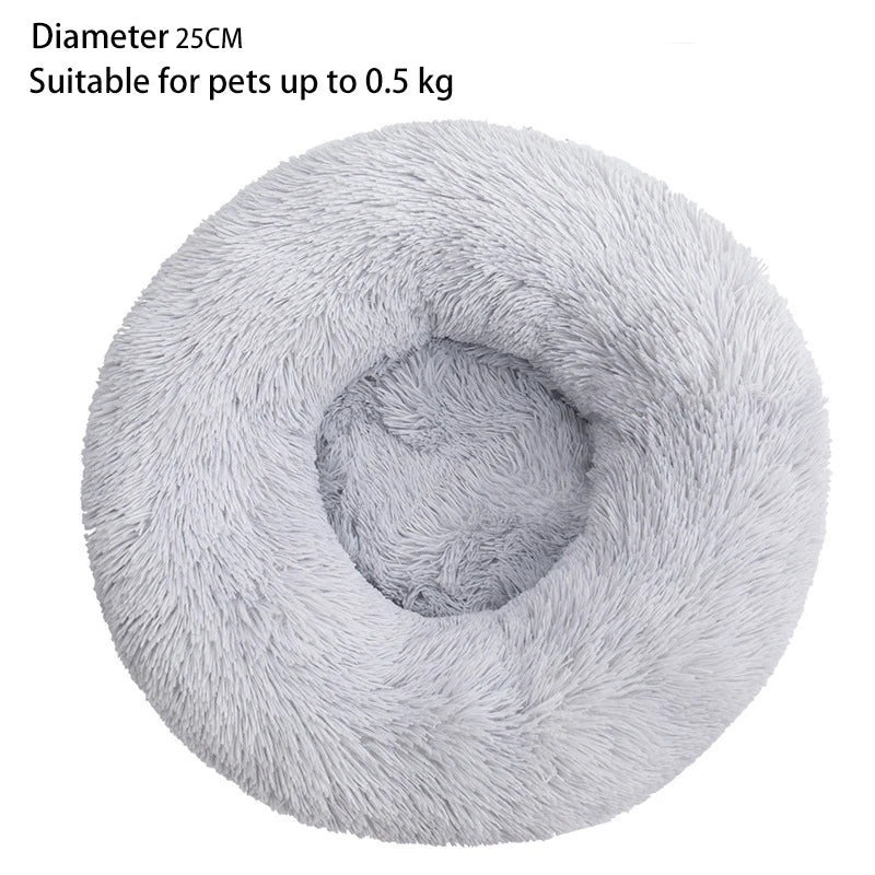 Round Soft Shaggy Mat for Kittens & Small Dogs - Pawsitive Cuddles