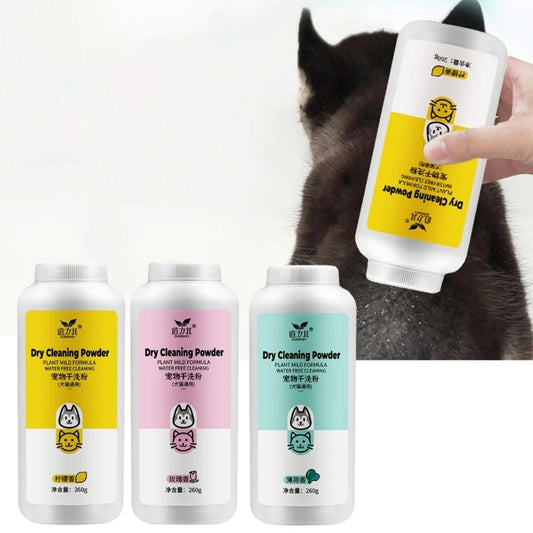Dry Washing Shampoo for Pets Soothing & Deodorizing Natural Ingredients For Dogs Cats - Pawsitive Cuddles