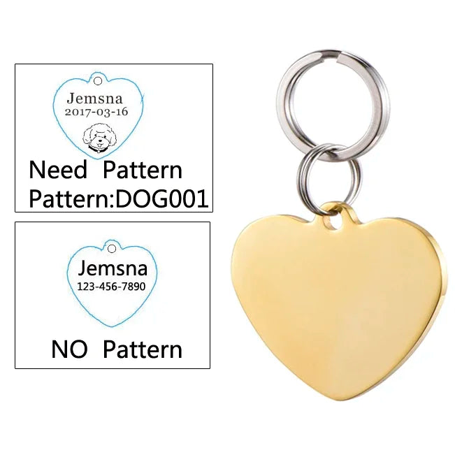 Personalized Pet Collar ID Tag - Pawsitive Cuddles