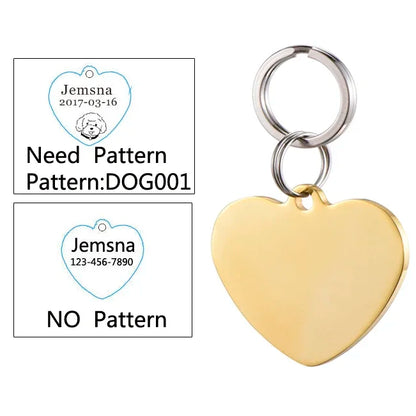 Personalized Pet Collar ID Tag - Pawsitive Cuddles
