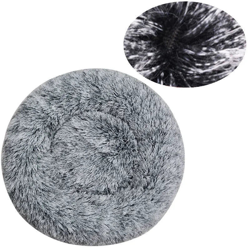 Round Pet Bed for Large Dog - Pawsitive Cuddles