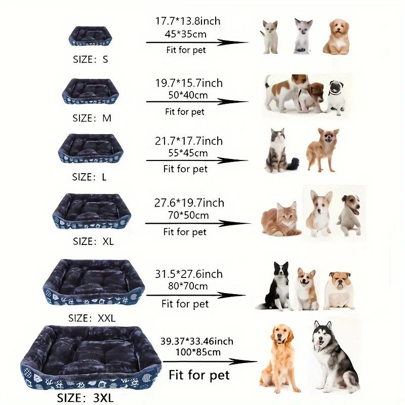 Pet Dog Bed Sofa Mat - Pawsitive Cuddles