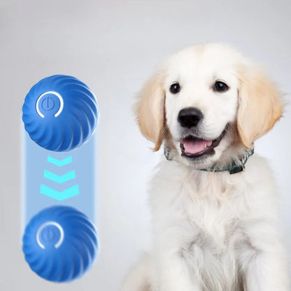 Automatic Pet Toy Ball – USB Charging, Rotating & Jumping Interactive Chew Toy for Dogs - Pawsitive Cuddles