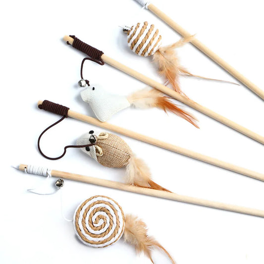 Interactive Colorful Rod Wand - Pawsitive Cuddles