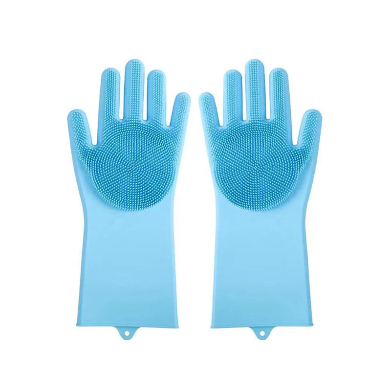 Soft Silicone Bath & Cleaning Gloves - Pawsitive Cuddles