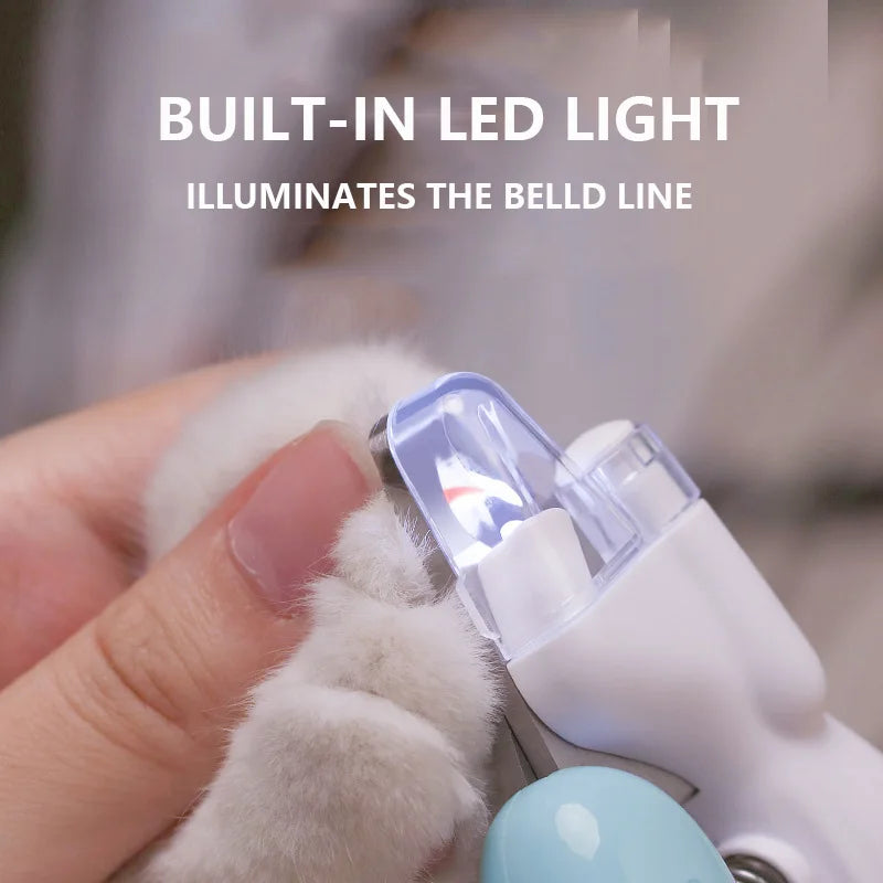 Cat & Dog Nail Clipper with LED Light - Pawsitive Cuddles