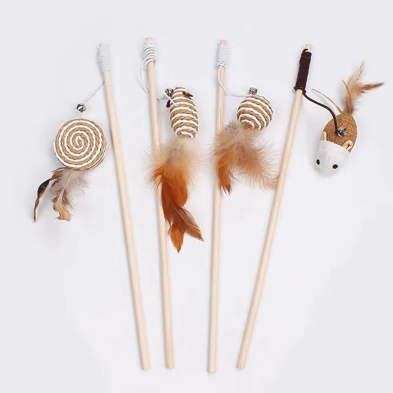 Teaser Feather Toy for Cats - Pawsitive Cuddles