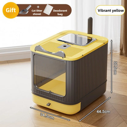 Cat Litter Box – Splash-Proof, Fully Enclosed - Pawsitive Cuddles