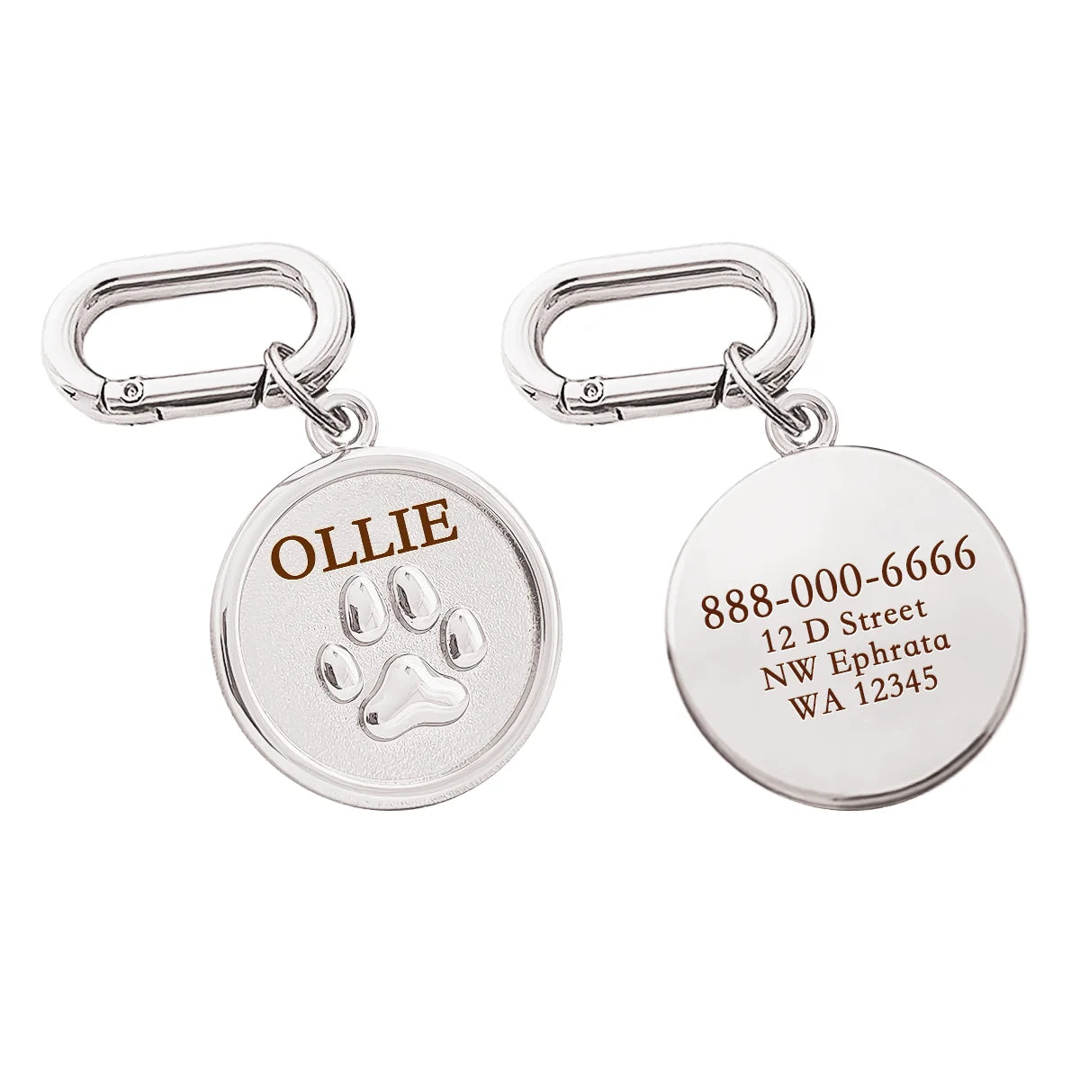 Custom Copper Nameplate with Free Engraving - Pawsitive Cuddles