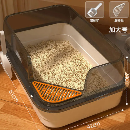 Anti-Splash, Semi-Enclosed, Litter for Cats - Pawsitive Cuddles