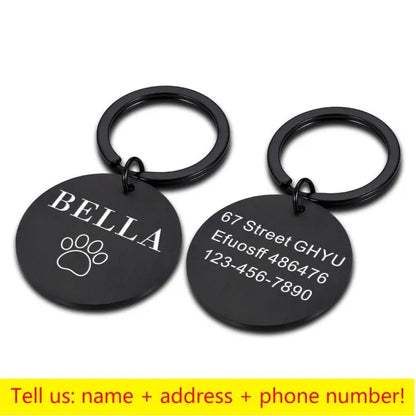 Personalized Paw Print Medal with Name - Pawsitive Cuddles