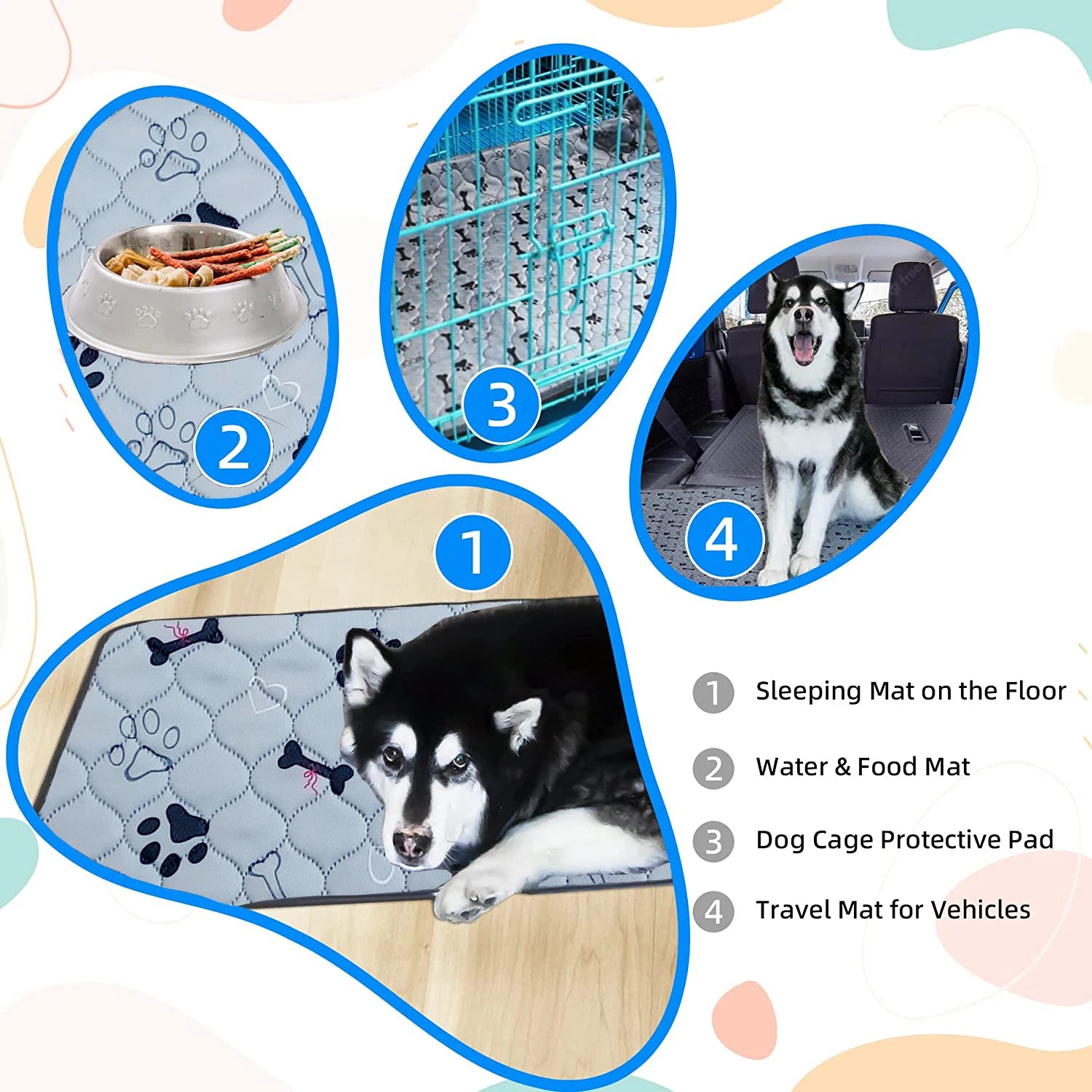 Washable & Reusable Dog Pee Pad - Pawsitive Cuddles