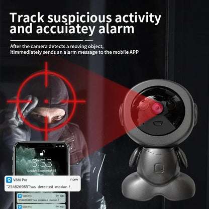 8MP 4K IP Wifi Surveillance Robot Cmaera - Pawsitive Cuddles