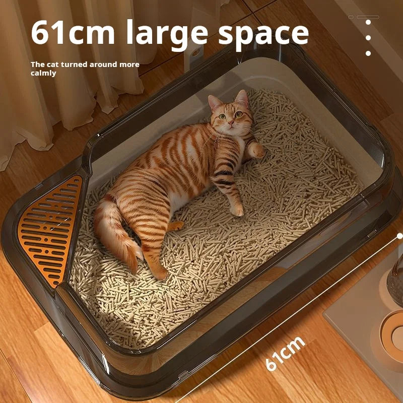 Anti-Splash, Semi-Enclosed, Litter for Cats - Pawsitive Cuddles