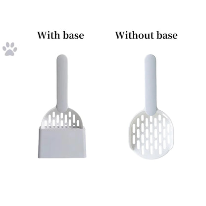 Plastic Shovel with Base for Self-Cleaning Litter Boxes - Pawsitive Cuddles