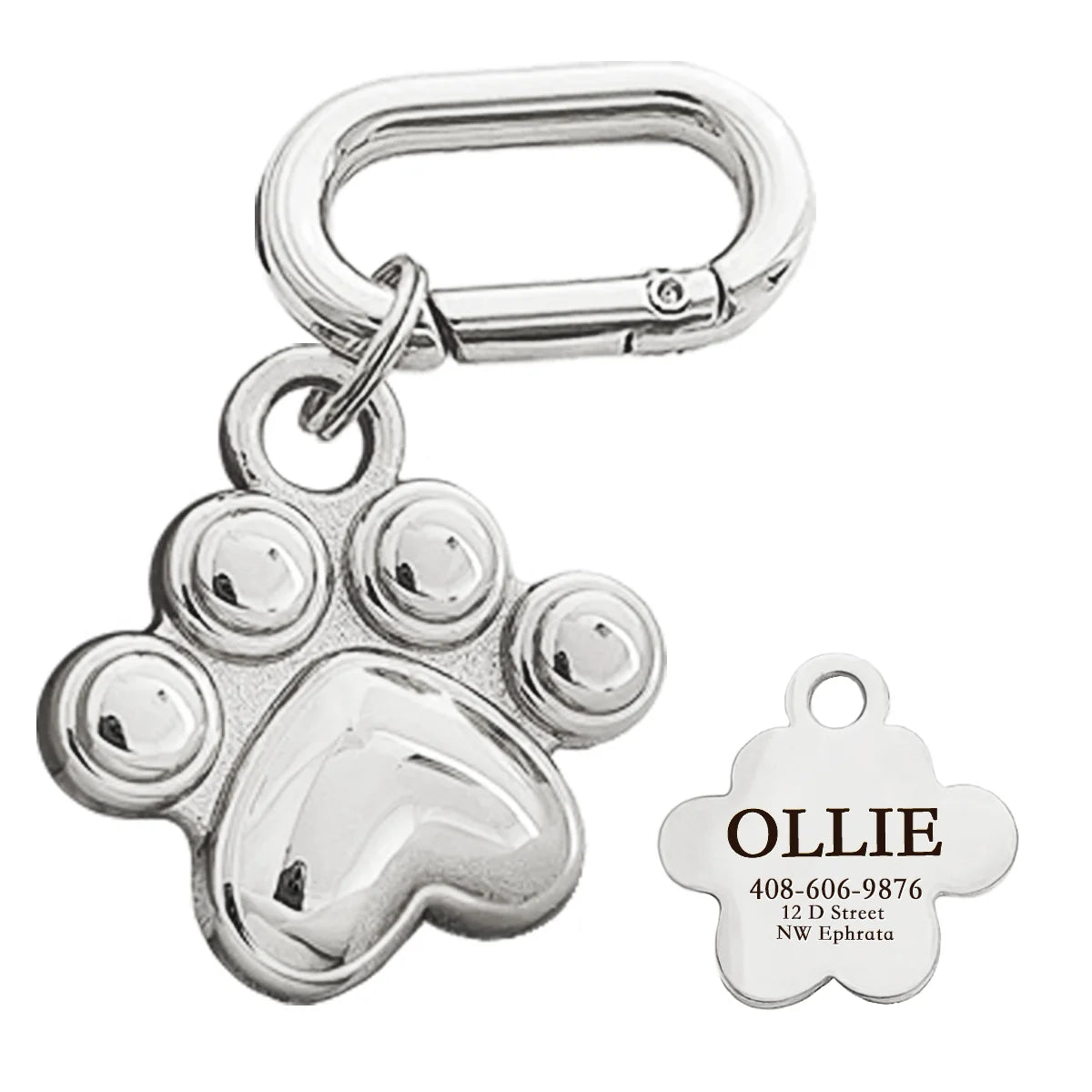 Custom Copper Nameplate with Free Engraving - Pawsitive Cuddles