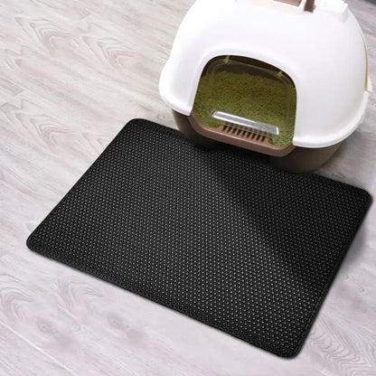 Cat Litter Mat With Double Layer Waterproof Washable Design - Click Mart