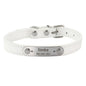 Personalized Dog Collar Name Carved ID - Pawsitive Cuddles