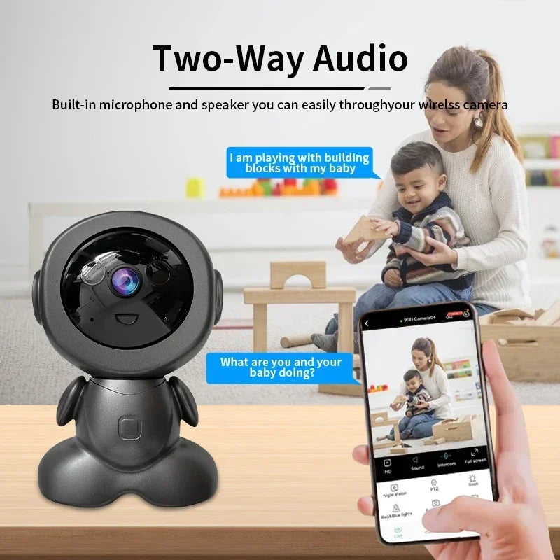 8MP 4K IP Wifi Surveillance Robot Cmaera - Pawsitive Cuddles