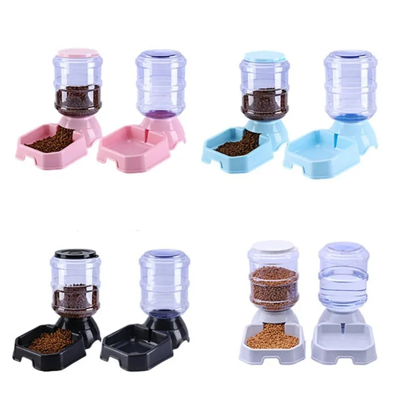 3.8 L Pet Feeder & Water Dispenser - Pawsitive Cuddles