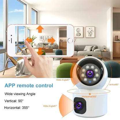 8MP 4K WiFi Camera Dual Screen Surveillance Auto Tracking T - Pawsitive Cuddles