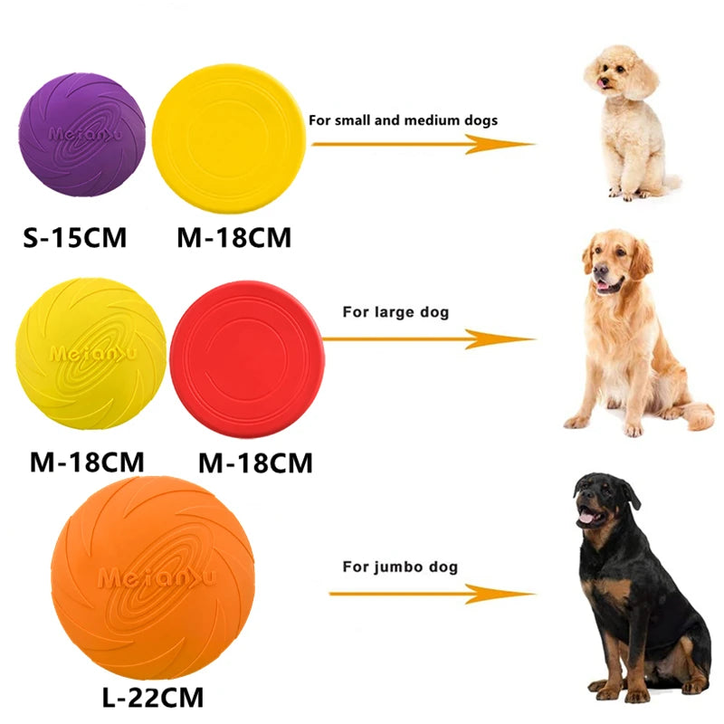 OUZEY Bite-Resistant Flying Disc Dog Toy - Pawsitive Cuddles