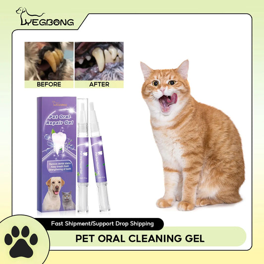 Pet Oral Repair Gel Tartar Removal Odor Eliminator - Pawsitive Cuddles