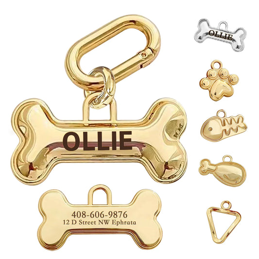 Custom Copper Nameplate with Free Engraving - Pawsitive Cuddles