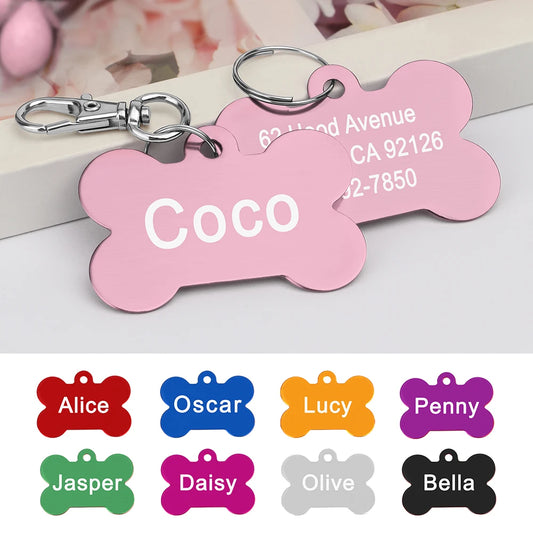 Personalized Dog & Cat ID Tag - Pawsitive Cuddles