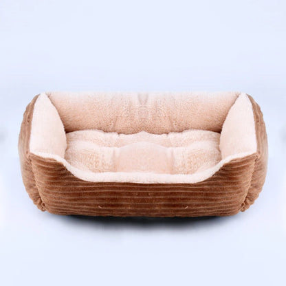 Square Plush Pet Bed - Pawsitive Cuddles