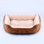 Square Plush Pet Bed - Pawsitive Cuddles