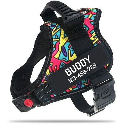 New Dog Harness High Quality Nylon Adjustable - Pawsitive Cuddles