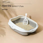 Cat Litter Box Portable Removable Semi Closed - Pawsitive Cuddles