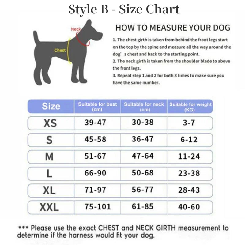 New Dog Harness High Quality Nylon Adjustable - Pawsitive Cuddles