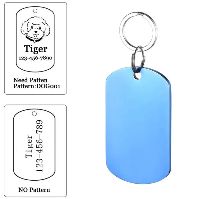 Personalized Pet Collar ID Tag - Pawsitive Cuddles