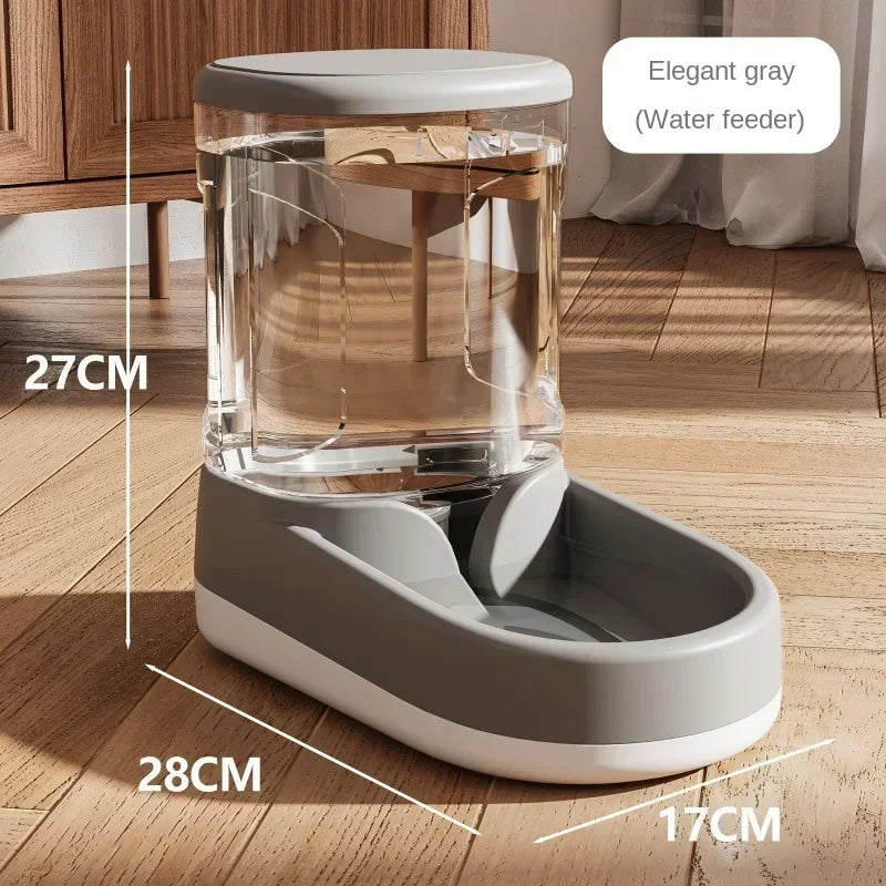 "Automatic Pet Feeder & Water Dispenser – Food Bowl for Cats & Dogs"