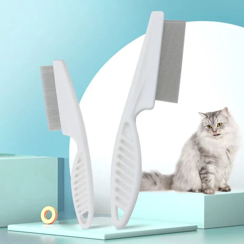 Stainless Steel Pet Flea & Shedding Comb - Pawsitive Cuddles
