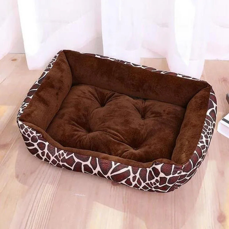 Warm Bone Washable Pet Bed for Dogs & Cats – Soft Cotton Nest - Pawsitive Cuddles