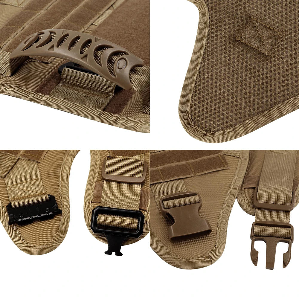 Military Large Dog Harness Training Vest - Pawsitive Cuddles