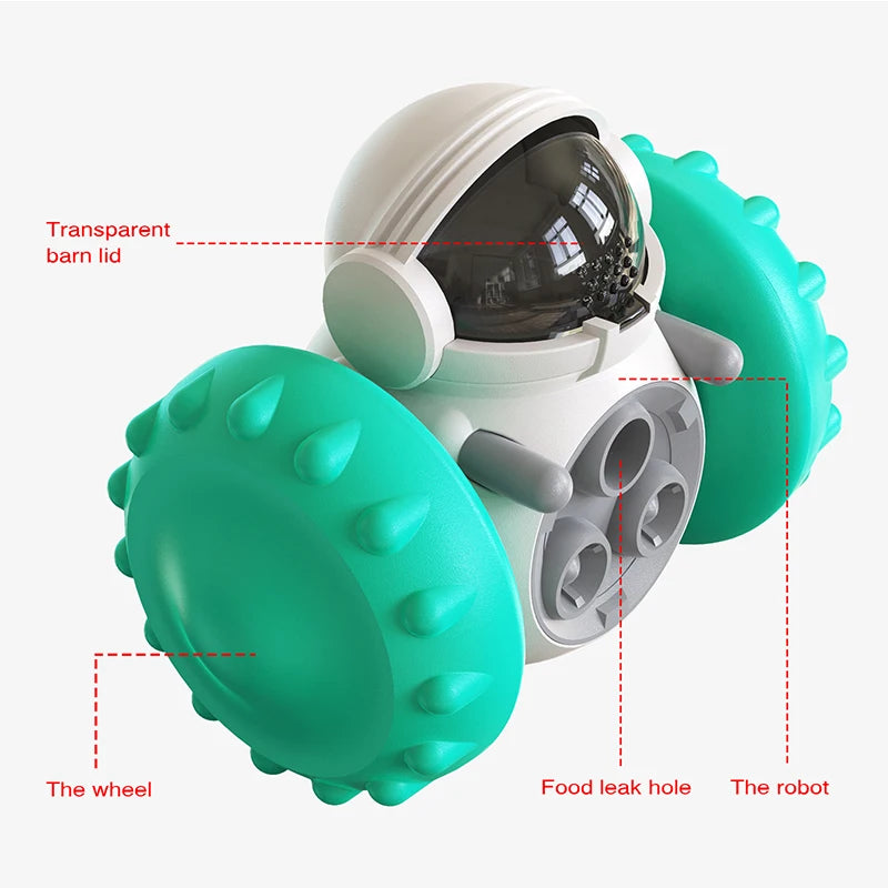 **Interactive Pet Puzzle Toy – Tumbler Slow Feeder for Dog & Cat Training** - Pawsitive Cuddles